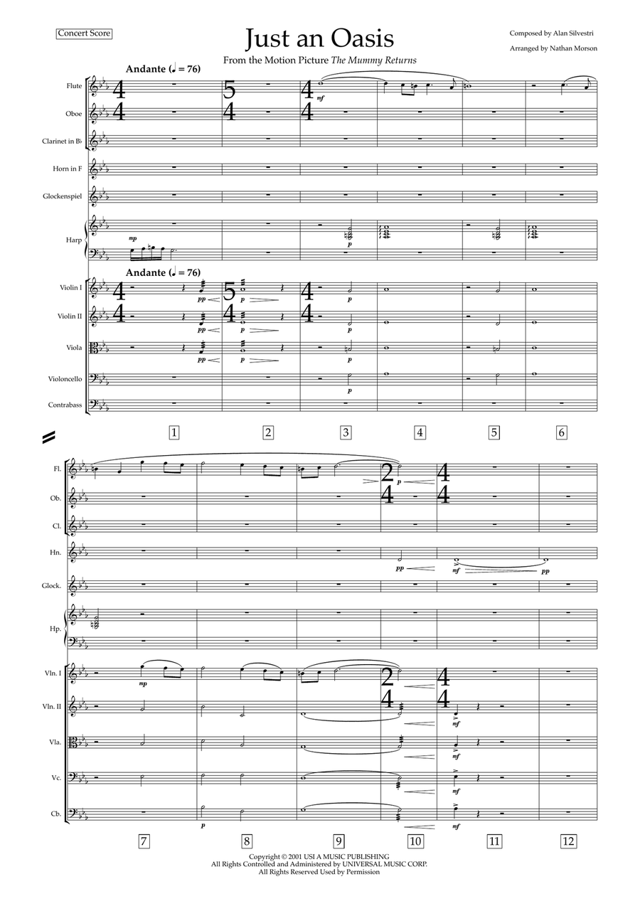Just An Oasis Just An Oasis Chamber Orchestra scores gallery preview page 2