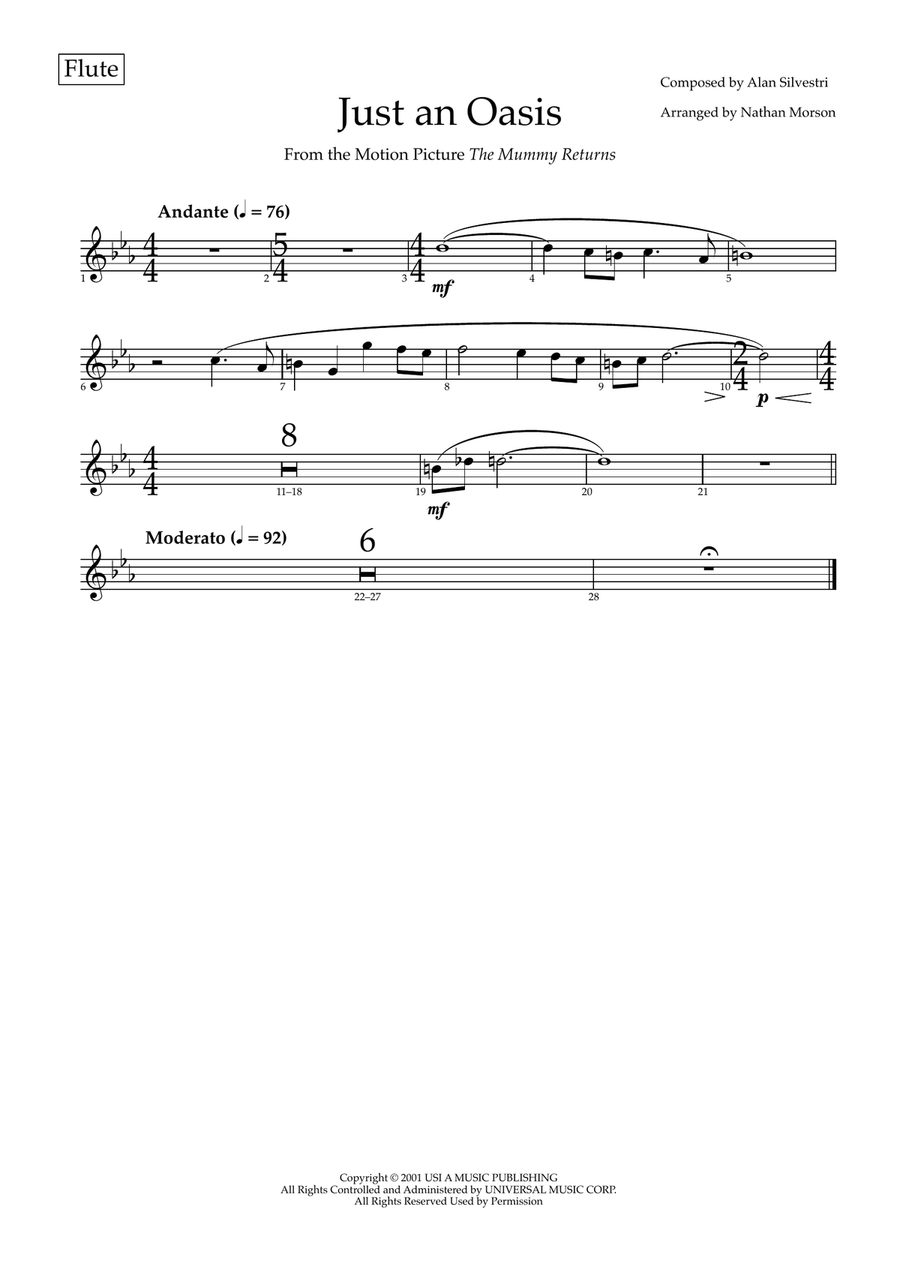 Just An Oasis Just An Oasis Chamber Orchestra scores gallery preview page 5