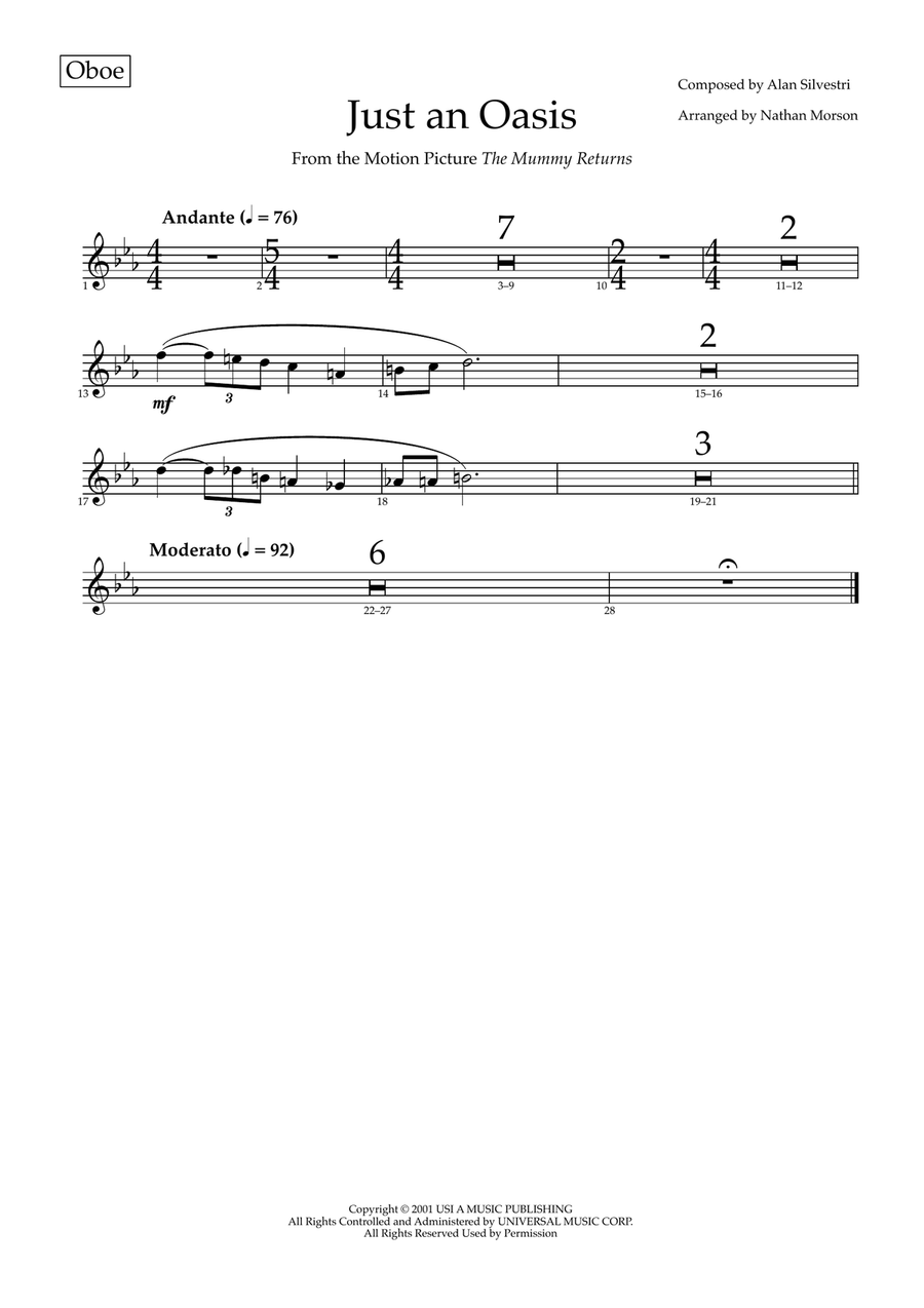 Just An Oasis Just An Oasis Chamber Orchestra scores gallery preview page 6