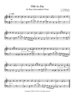 Ode to Joy - Easy Piano - F major