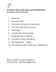 10 violin solos with Piano accompaniment arranged by David Catherwood