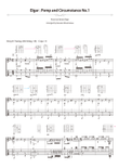Elgar : Pomp and Circumstance No.1 [for solo acoustic guitar]