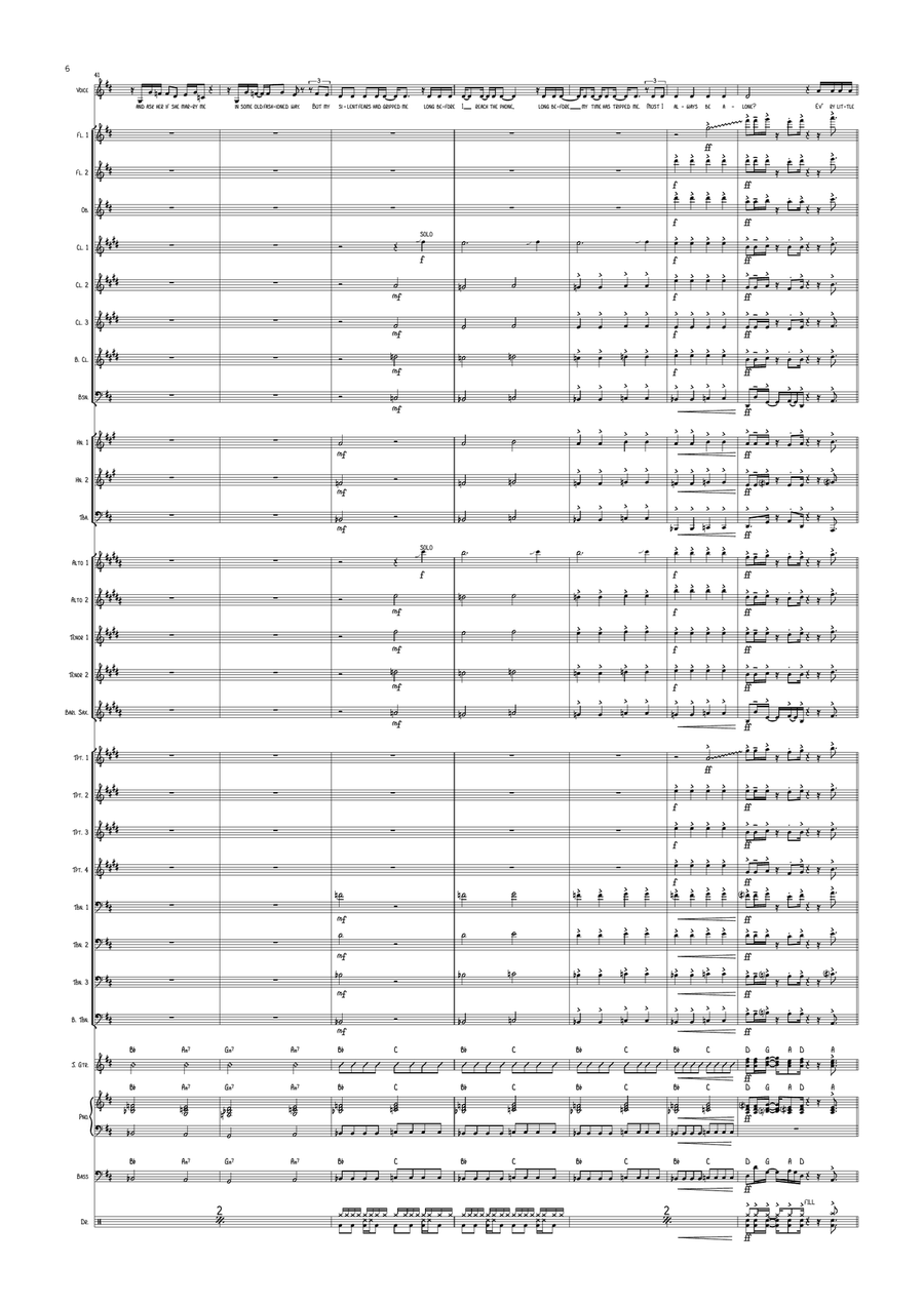 Every Little Thing She Does Is Magic Concert Band scores gallery preview page 6