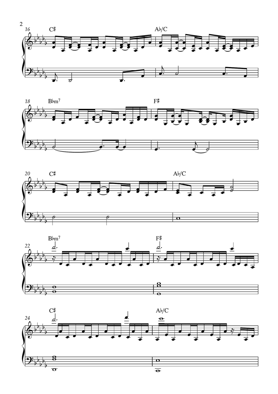 Try Piano Solo scores gallery preview page 2
