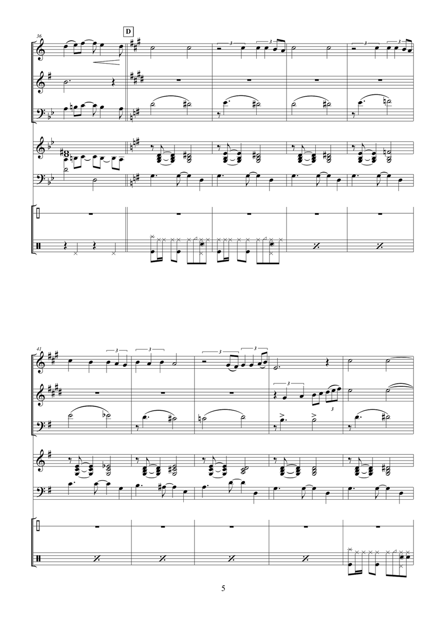 TANGO TRENTINO Small Ensemble scores gallery preview page 5