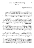 J. S. Bach - Jesu, Joy of Man´s Desiring. Clarinet and Cello.