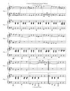 Over The Waves - Juventino Rosas - Alexander Pomaz - 4 Hands 1 Piano 1 Piano, 4-Hands scores gallery preview page 4
