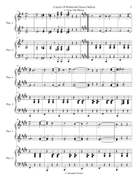 Over The Waves - Juventino Rosas - Alexander Pomaz - 4 Hands 1 Piano 1 Piano, 4-Hands scores gallery preview page 5