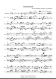 Shenandoah for Trombone and Cello Duet