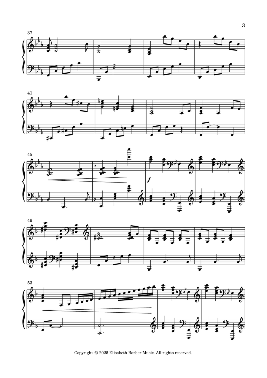 There's Something About That Name Piano Solo scores gallery preview page 3