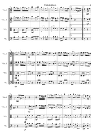Mozart – Turkish March (Rondo Alla Turca) | String Quartet Arrangement String Quartet scores gallery preview page 5