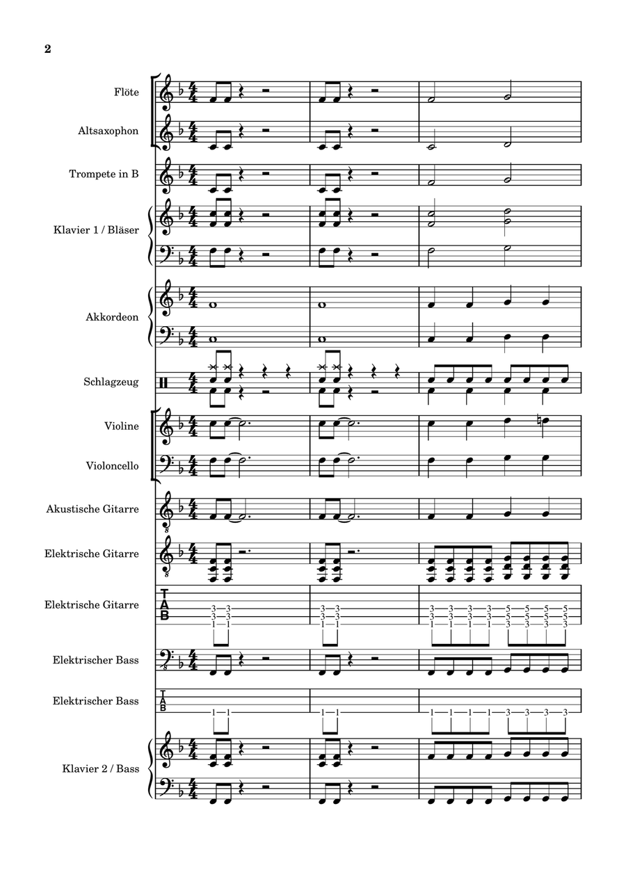 Peter Gunn Concert Band - Digital Sheet Music page 2