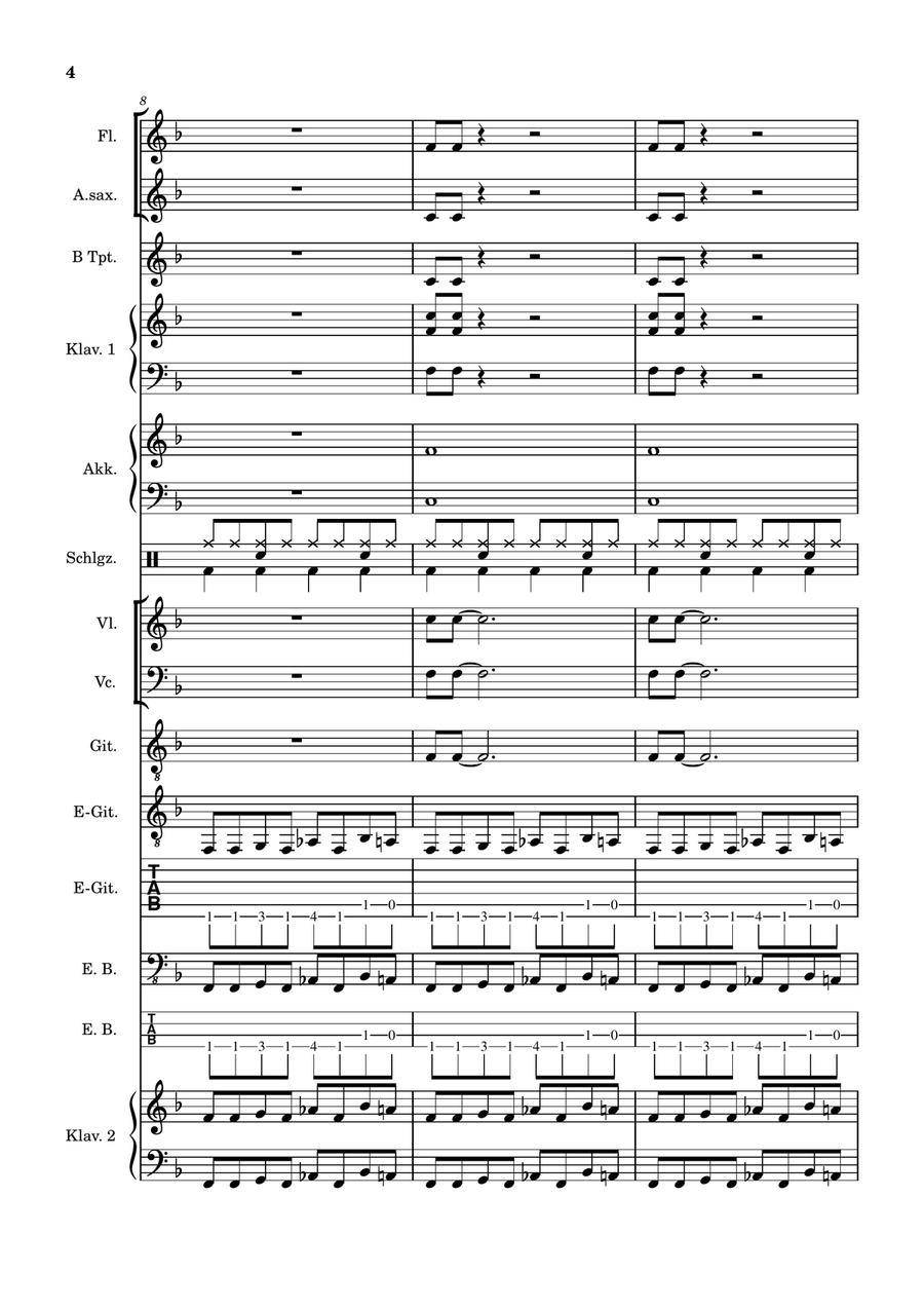 Peter Gunn Concert Band - Digital Sheet Music page 4