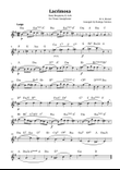 Lacrimosa - for Tenor Sax (with chords)