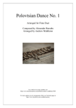 Polovstian Dance No. 1 arranged for Flute Duet