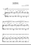 Lacrimosa - for Trumpet (with piano accompaniment and chords)