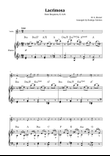 Lacrimosa - for Violin (with piano accompaniment and chords)