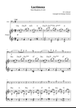 Lacrimosa - for Cello (with piano accompaniment and chords)