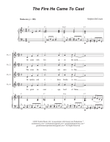 The Fire He Came To Cast (2-part choir - (SA)