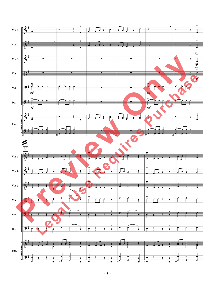 Overture Extraordinaire String Orchestra - Sheet Music page 6