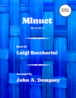 Minuet (Boccherini): Trio for Clarinet, Cello and Piano
