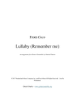 Remember Me (Lullaby)