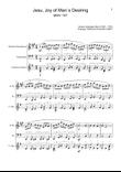 Jesu, Joy of Man´s Desiring. S. Sax., Cello, Guitar. With Parts.