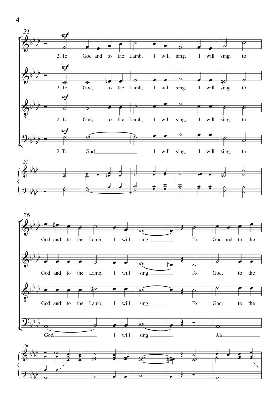 What Wondrous Love Is This 4-Part - Digital Sheet Music page 4