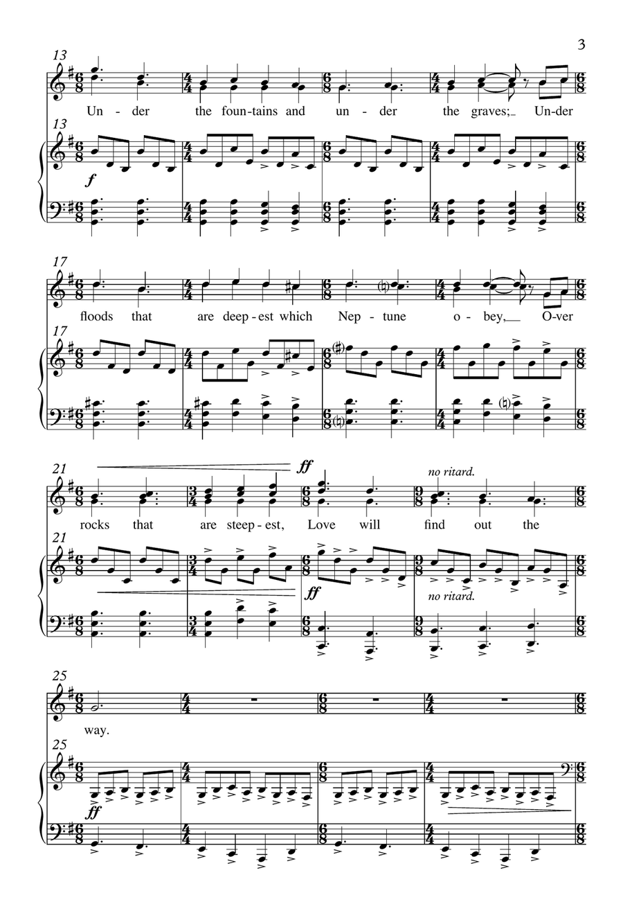 Love Will Find Out The Way SSA - Digital Sheet Music page 3