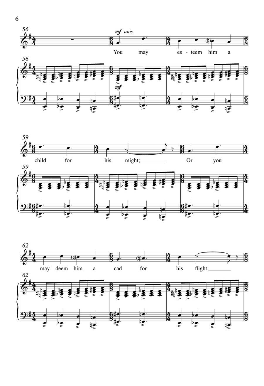 Love Will Find Out The Way SSA - Digital Sheet Music page 6