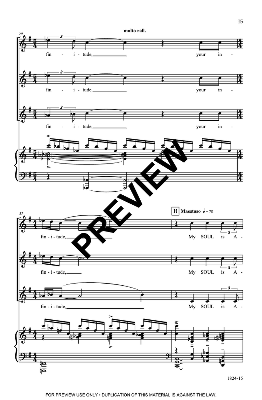 Alight SSA - Sheet Music page 15