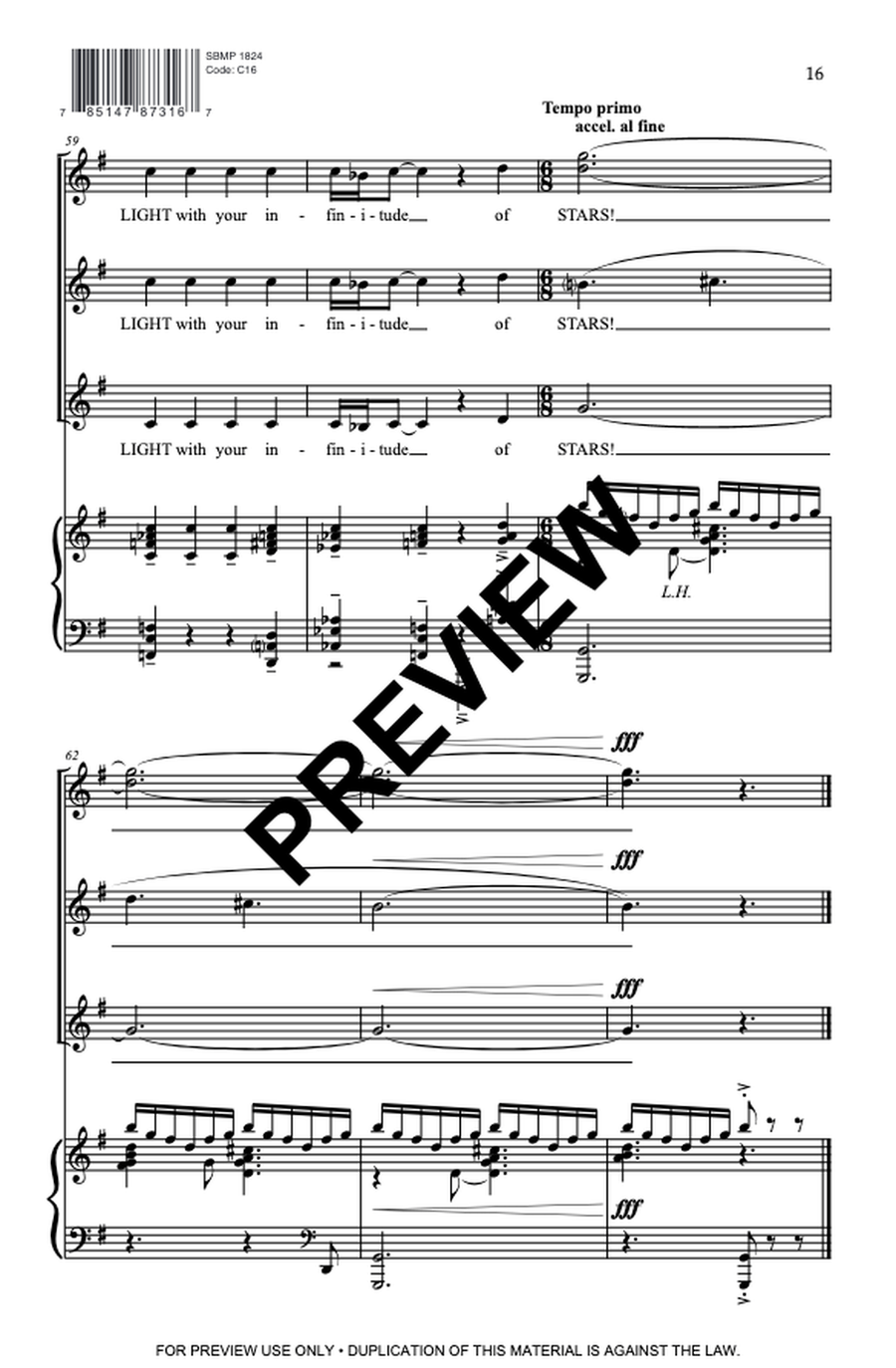 Alight SSA - Sheet Music page 16