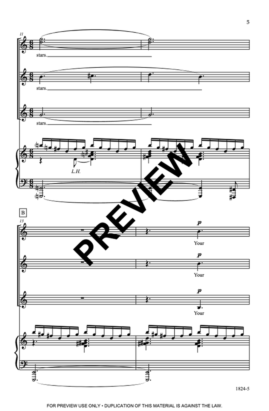 Alight SSA - Sheet Music page 5