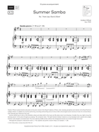 Summer Samba (Grade 5, list A3, from the ABRSM Saxophone Syllabus from 2026) Saxophone Solo scores gallery preview page 3