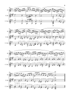 Jesu, Joy of Man´s Desiring. Flute, S. Sax.,Guitar. With Parts. Small Ensemble scores gallery preview page 5