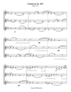 Mozart: Canon a3, K. 229 for Violin Trio String Trio scores gallery preview page 4