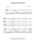 Servants At The Table (2-part choir)