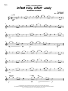 Infant Holy, Infant Lowly (Woodwind Ensemble) Woodwind Ensemble scores gallery preview page 6