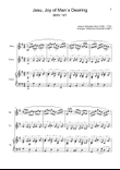 Jesu, Joy of Man´s Desiring. Oboe, Violin, Piano. With Parts.