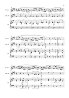 Jesu, Joy of Man´s Desiring. S. Sax. Duet and Piano. With Parts. Woodwind Duet scores gallery preview page 3
