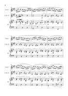 Jesu, Joy of Man´s Desiring. S. Sax. Duet and Piano. With Parts. Woodwind Duet scores gallery preview page 4