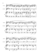 Jesu, Joy of Man´s Desiring. S. Sax. Duet and Piano. With Parts. Woodwind Duet scores gallery preview page 6