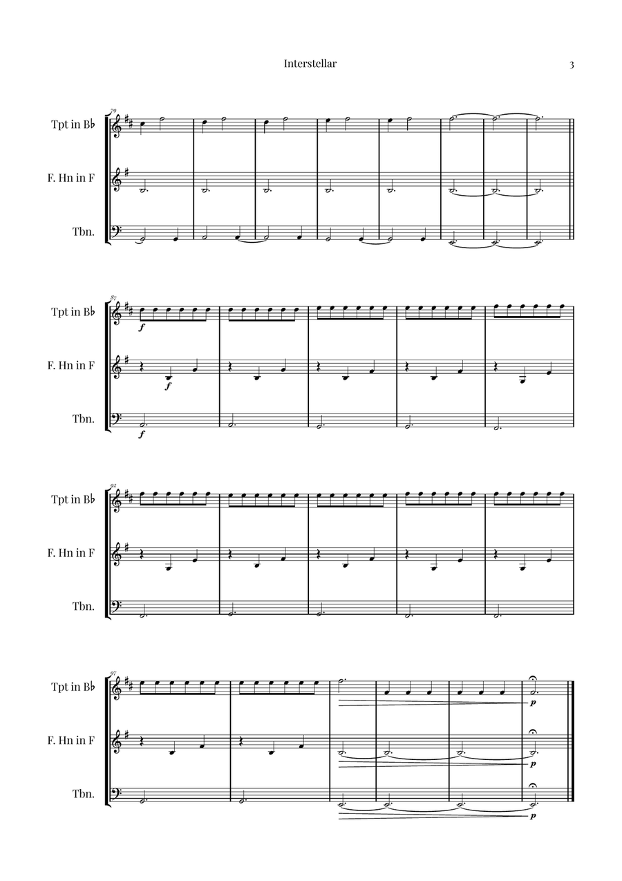 Interstellar Brass Trio - Digital Sheet Music page 3