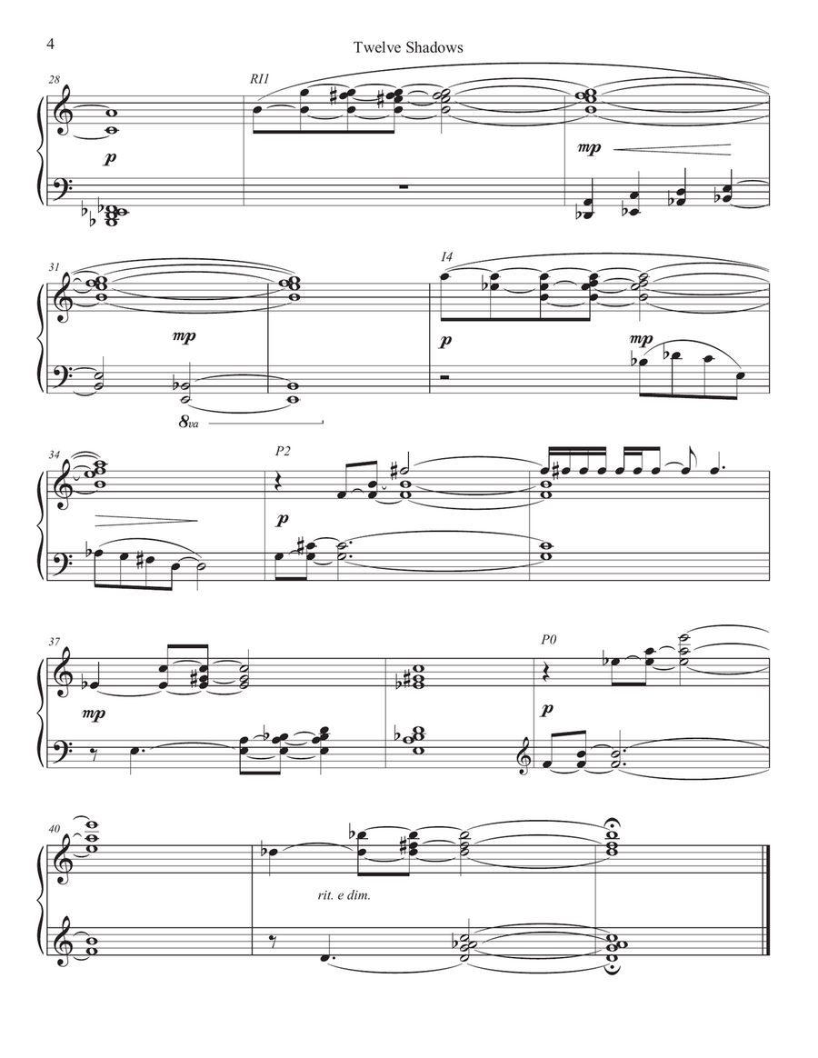 In the Abstract - Modern Piano Solos Piano Solo scores gallery preview page 4