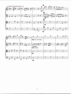 Bless The Broken Road String Quartet scores gallery preview page 3