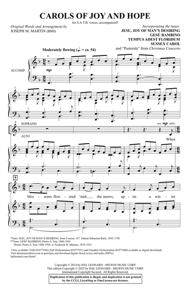 Carols Of Joy And Hope