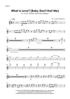 What Is Love String Orchestra scores gallery preview page 3