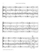 Comfort, Comfort Ye My People String Quartet scores gallery preview page 4