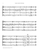 Comfort, Comfort Ye My People String Quartet scores gallery preview page 6