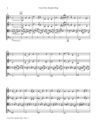 Come, Thou, Almighty King (MOSCOW) String Quartet scores gallery preview page 3